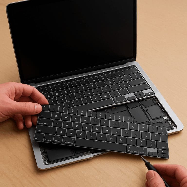 Jak wymienić klawiaturę w MacBooku